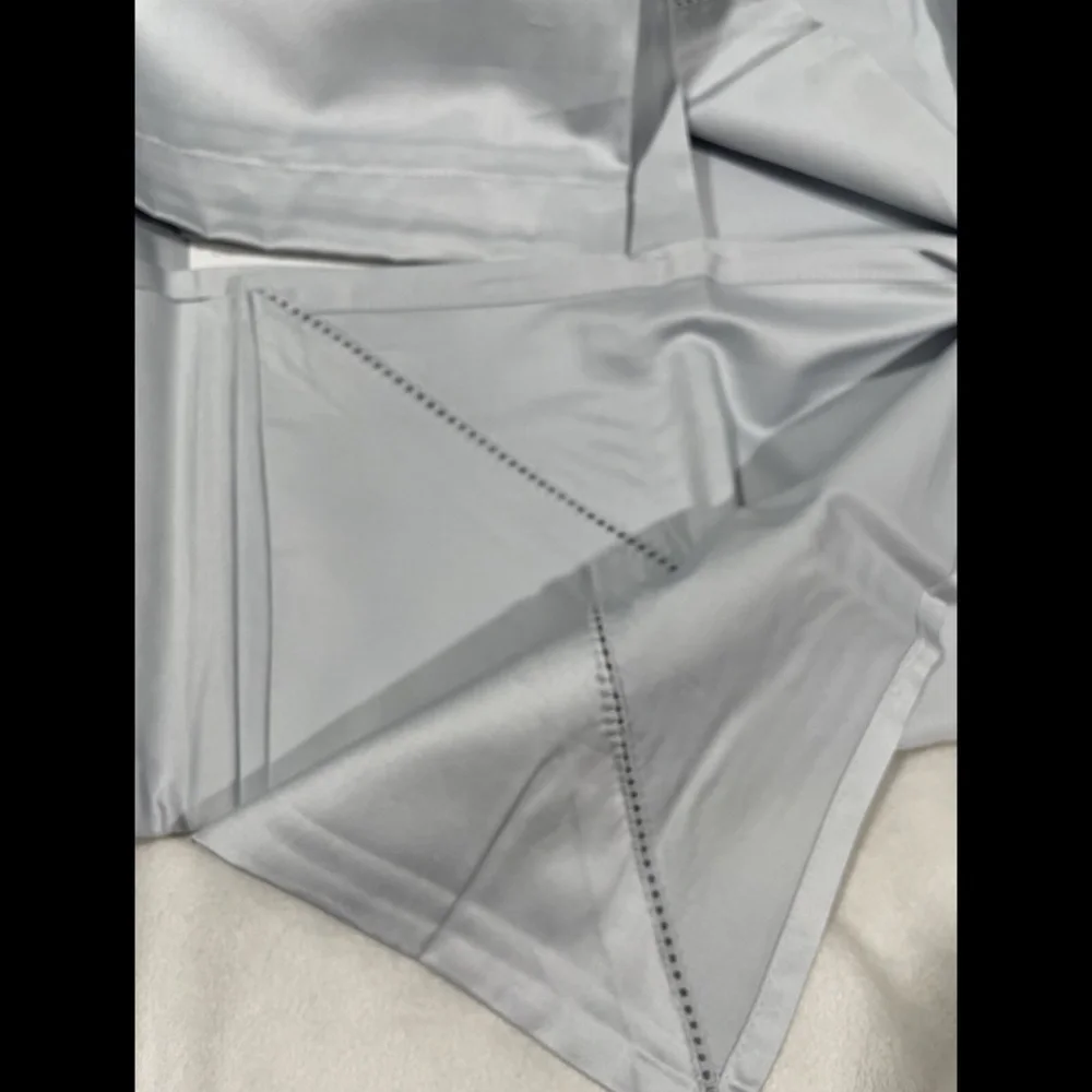 NIB‎ [ Queen ] for Hudson Park 600TC Cotton Flat Sheet in Cloud